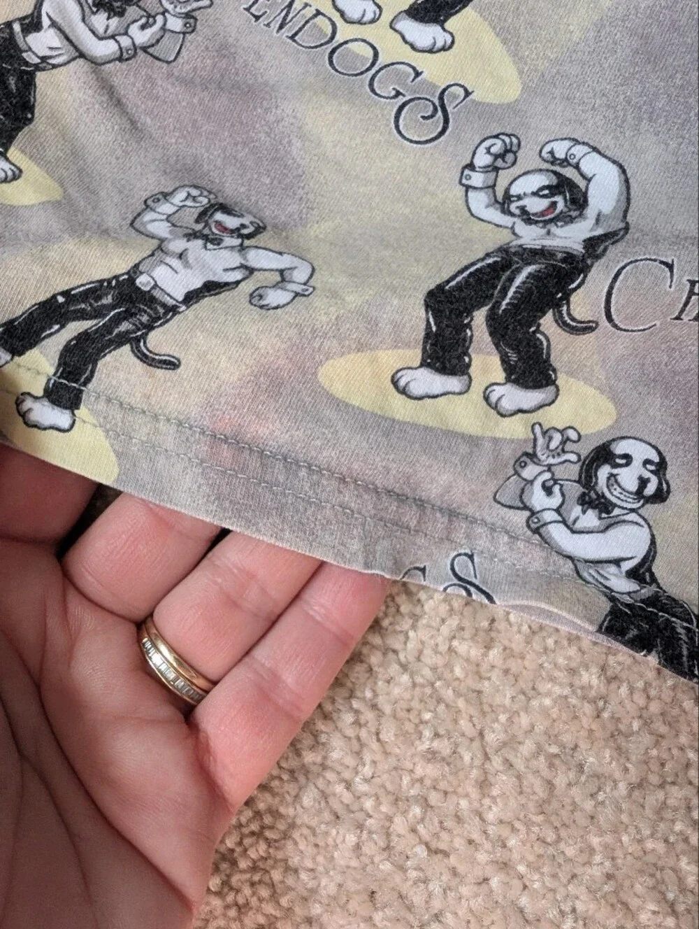 Vintage 90s BIG DOGS Chippendogs Pajama Sleep Lounge Under Shorts